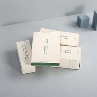 Boîte d'emballage en papier professionnelle avec carton blanc, finition premium pour l'emballage de parfums, de produits de soin de la peau, style tiroir