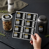 Etiqueta Adhesiva Personalizada con Impresión Holográfica, Impermeable, de Alta Calidad, para Botellas de Jarabe para la Tos, Alimentos, Comida para Mascotas y Aceite de Oliva