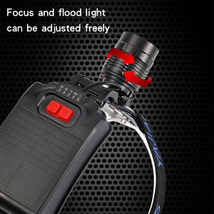Lampe frontale portable à 3 modes LED rechargeable par le fournisseur d'usine, charge <span class=keywords><strong>solaire</strong></span>, capteur USB, <span class=keywords><strong>bandeau</strong></span> étanche, batterie lithium-ion - Product Image 3