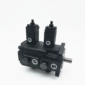 Bomba de paletas hidráulica dúplex de caudal variable VP30-30 VP40-40 con eje de chaveta plana de acero para sistema hidráulico - Product Image 1