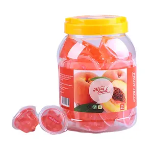 MINICRUSH-bebida de gelatina en forma de fruta, surtido de mini taza de gelatina de 15g, proveedor de china