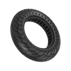 Neumático sólido de 10 pulgadas 10*2.5 con ranura de 37 mm, neumático hueco de goma a prueba de explosiones con diseño de panal de abeja 10X2.5 para patinete eléctrico. - Product Image 3