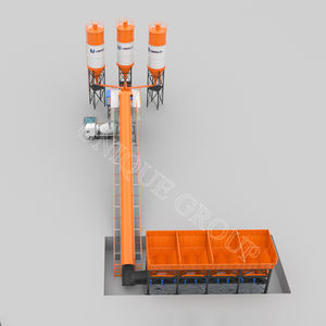 <span class=keywords><strong>HZS90</strong></span> Stationäre Nass beton mischa nlage Beton mischa nlage zum Verkauf mit Zements ilo - Product Image 4