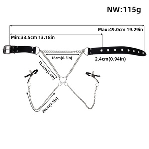 Juguetes Sexuales BDSM, Restricciones para los Senos, Pinzas de Silicona para los Pezones, Arnés Sexual, Lencería, Juegos SM, Juguetes Sexuales para Hombres, Parejas Principiantes - Product Image 2