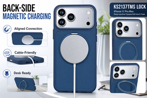 Magnetic <b>Ring</b> Stand <b>Phone</b> Case Shockproof Wireless Charging Compatible Protective Cover for iPhone 18 17 16 15Pro Max - Product Image 2