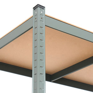 <span class=keywords><strong>Étagère</strong></span>s de stockage en acier robuste réglables à 5 niveaux, sans boulons, capacité de <span class=keywords><strong>charge</strong></span> de 300 kg, 180*160*<span class=keywords><strong>60</strong></span> <span class=keywords><strong>cm</strong></span>, protection contre la corrosion pour entrepôt - Product Image 3