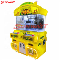 Machine de jeu d'arcade à griffes pour animaux en peluche, en métal, personnalisable, à monnayeur, avec lumières clignotantes, design mini, pour la vente en gros