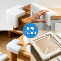 Insert en mousse EPE découpé sur mesure, antichoc, anti-rayures, emballage en mousse EPE pour les bords des cadres photo