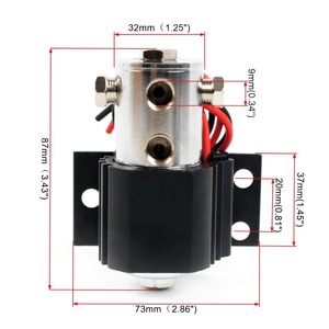 Kit de bloqueo de línea delantera con válvula de freno electromagnética Tire Locker para modificación de automóviles, mejora de aleación de aluminio, negro, rojo, azul - Product Image 2