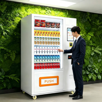 Máquina Expendedora Inteligente con Gestión Remota, Pantalla Táctil, Combinación de Bebidas y Snacks, Sistema Android SDK, Gestión Basada en la Nube, Wi-Fi/5G