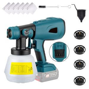 Pulvérisateur de peinture sans fil de remplacement pour batterie <span class=keywords><strong>Milwaukee</strong></span> 20V Max, pulvérisateur de peinture électrique à main avec récipient de 1000ml pour la maison - Product Image 2