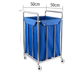 SS-DL01 더러운 린넨 카트 폐기물 의료 강철 분말 코팅 폐기물에 대 한 스테인레스 스틸 트롤리 - Product Image 1