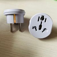 16a 250v changement universel ue chinois US Standard adaptateur de prise d'alimentation tête de transfert de voyage taille courte