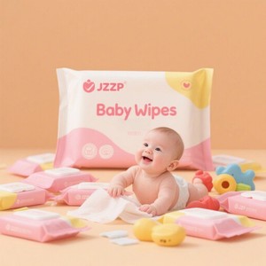 80 pièces bio purifié pour bébé sensible à l'eau lingettes humides grand paquet avec Logo personnalisé écologique <span class=keywords><strong>Aloe</strong></span> <span class=keywords><strong>Vera</strong></span> et vitamine E - Product Image 2