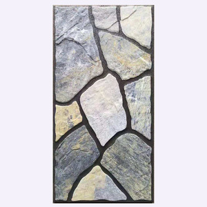 Piastrelle ceramiche smaltate in stile classico cinese 200x400mm e 300x600mm, piastrelle da parete esterna per balcone di villa - Product Image 5