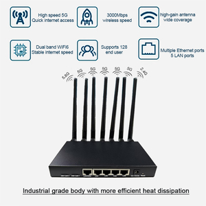 Router Inalámbrico <span class=keywords><strong>5G</strong></span> X75 X62 con Ranuras para Tarjeta SIM, 7 Antenas, AX3000 WiFi6, Openwrt, <span class=keywords><strong>5G</strong></span> NR Mesh - Product Image 5