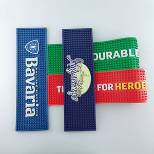 Branded <b>Silicone</b> PVC Bar Runner Rubber Beer Spill <b>Pad</b> Pub Rail Mat Drip Tray Non Slip Service Mat Coaster Placemat - Product Image 5