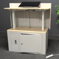 Table d'enseignement intelligente personnalisable Podium de présentation multimédia polyvalent pour salle de réunion scolaire