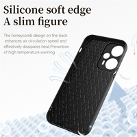 Pour Redmi Note 12 Turbo PU étui de téléphone en cuir peau de mouton couverture arrière en cuir souple bordure étui Mobile