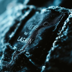 ป้ายพิมพ์ลายผ้าแพรแข็งขนาด 1.5x2 นิ้ว ป้ายโลโก้ดีไซน์ขายดี ป้ายพิมพ์ลายสำหรับเสื้อผ้า ป้ายพิมพ์ลาย ป้ายเสื้อผ้า - Product Image 3