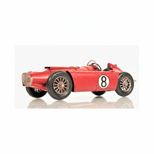 Modelo de Coche de Fórmula Uno Ferrari 1954 Lancia, 33 cm de largo x 12.7 cm de ancho x 11.4 cm de alto, Pintado a Mano en Acrílico, para Decoración del Hogar o Coleccionistas - Product Image 1