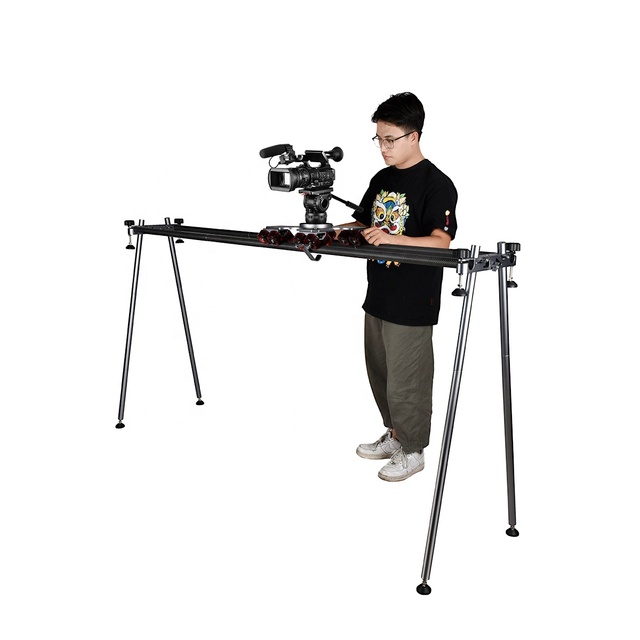 Film Making Professional Video 2.1m Carbon Fiber Portable Camera Slider Dolly for Camera Film Shooting