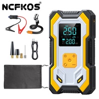NCFKOS Car Jump Starter 12V Power Bank 6000mah/8000mah/10000mah Car Jump Starter Power Inflator Jump Starter Dengan Pompa Udara