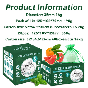10-gói dễ thương mèo ngoài trời thấm với Bạc Hà dầu bóng mèo răn đe cho đồ nội thất & rèm cửa Mèo Hoang tránh xa OEM - Product Image 6