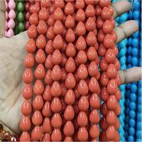 Perles en verre en gros, forme goutte d'eau, perles de cuisson, taille 9x13mm, longueur 15 pouces/brin pour la fabrication de bijoux
