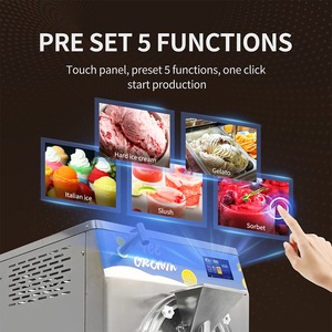 เครื่องทำไอศกรีมแข็งแบบแนวตั้งเครื่องทำเจลาโต้สำหรับธุรกิจ - Product Image 2