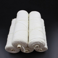 Mèches de bougie en coton tressé de qualité YS, noyaux blancs tissés, matériel de fabrication de bougies, fournitures pour lampes à huile sans fumée, usine