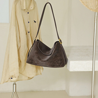Sacs à bandoulière en cuir véritable style décontracté coréen pour femmes, avec sangles réglables, idéaux pour les trajets quotidiens, les voyages et le shopping – Vente en gros