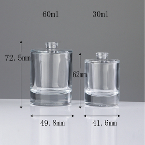 Nước Hoa Hàng Ngày Lưu Trữ 30Ml <span class=keywords><strong>60Ml</strong></span> Uốn Necl Rõ Ràng Thủy Tinh Nước Hoa Atomizers Với Cổ Điển Màu Đen Mũ - Product Image 5
