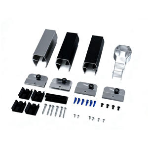 Porta Do Chuveiro Deslizante Direta Da Fábrica Retângulo Alumínio Emoldurado Vidro Temperado Porta Do Chuveiro perfis - Product Image 2