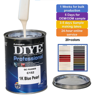 Stylo de retouche professionnel pour peinture de voiture DIY, éliminateur de rayures, couleur bleu nacré 1K, liquide, écologique, haute brillance