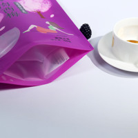 Sacs d'emballage alimentaire en mylar réutilisables de stockage en plastique de qualité alimentaire avec pochette à fermeture éclair debout en feuille d'aluminium