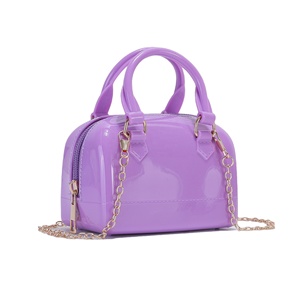 Nova Chegada 2025: Mini Bolsa Portátil de PVC, Bolsa Almofada com Corrente em Cores Doces, Bolsa Jelly Colorida e Fofa para Meninas - Product Image 3
