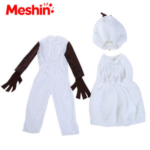Disfraz de Papá Noel y Muñeco de Nieve Olaf para Bebés, Mono de Terciopelo Canario, Kit de Disfraces Navideños para Niños y Niñas, Regalo Navideño - Product Image 3
