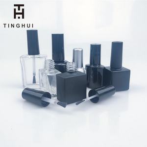 Magnifique flacon distributeur vide en verre transparent pour vernis à ongles gel UV 15 ml avec capuchon pinceau - Product Image 4