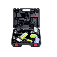 Kit de cric hydraulique électrique pour voiture AUTOALL 12V 5T 3-en-1 avec affichage numérique, clé à chocs électrique et gonfleur de pneus