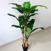 Palmier artificiel Real Touch Traveler's Palm, tailles 120/160/180/220 cm, pour décoration intérieure et extérieure, fabriqué en PU durable