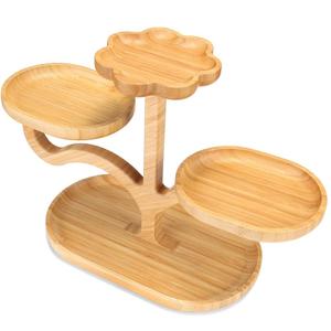 แท่นวางโชว์ขนมผลไม้4ชั้นสำหรับงานเลี้ยงงานแต่งงานเค้กต้นไม้ - Product Image 5