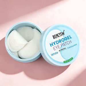 Patchs pour les yeux en gel hydratant à la marque privée, masque pour les yeux en collagène cristallin, patchs anti-rides pour les yeux, transparents - Product Image 1