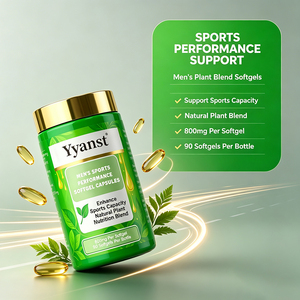 Capsules de gélules molles à haute teneur en fibres pour la performance sportive masculine, 800 mg, 90 pièces, mélange de plantes naturelles, végétarien, végétalien, complément sportif améliorant les performances - Product Image 2