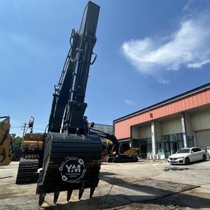 Pelle hydraulique sur chenilles Hyundai 225LC d'occasion (engrenage de la pompe de la boîte de vitesses du moteur)-20t Poids en ordre de marche Bonne condition pour la construction - Product Image 3