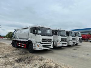 รถบรรทุกดูดสิ่งปฏิกูล 10 ล้อ 22 คิว ยี่ห้อ Dongfeng KL สำหรับส่งออกขายส่ง คุณภาพเสถียร ราคาแข่งขัน รับดูดสิ่งปฏิกูลและอุจจาระ - Product Image 3