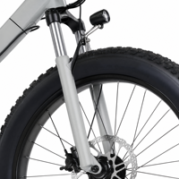Vélo de montagne électrique à gros pneus pour adultes, batterie E-Bike, phare LED, suspension avant, frein à disque, vélo tout-terrain
