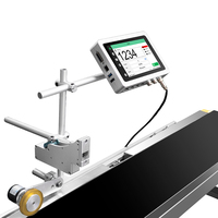Imprimante d'étiquettes à jet d'encre TIJ automatique avec convoyeur pour l'impression de cartes en papier flexible, technologie thermique DX5