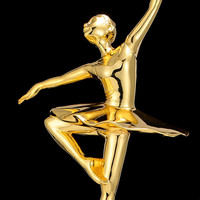 Trophée personnalisé pour ballerine, récompense de ballet or/argent/bronze pour concours de danse, récital et reconnaissance des performances