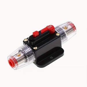 Disjoncteur miniature 12V24V CC pour autoradio stéréo, interrupteur manuel 100A, porte-fusible <span class=keywords><strong>automobile</strong></span>, disjoncteurs électriques - Product Image 3